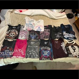 Affliction shirts